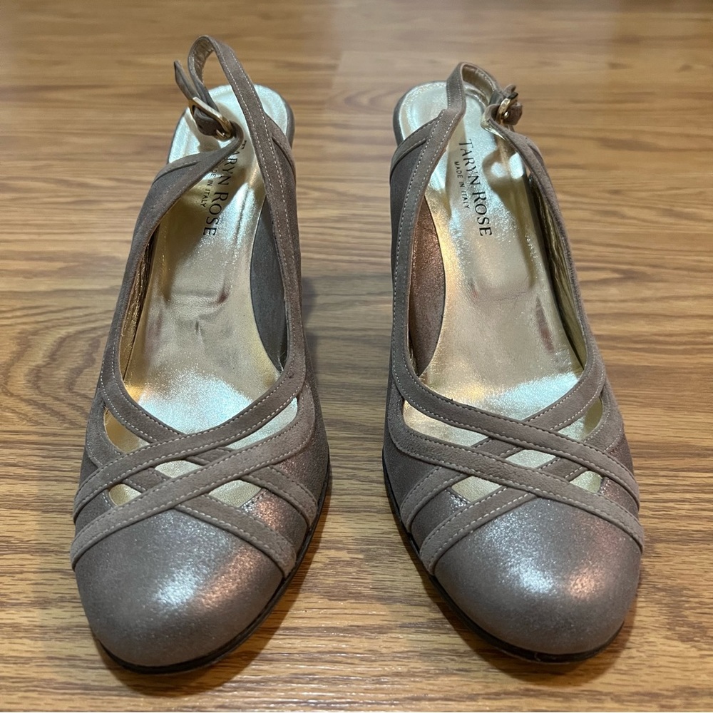 Taryn Rose Curran-Stardust Camoscio Heels EUR 38